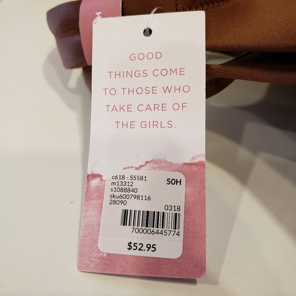 NWT Cacique Mocha Lightly Lined Full Coverage Underwire Bra - Sz 50H US - Picture 4 of 6